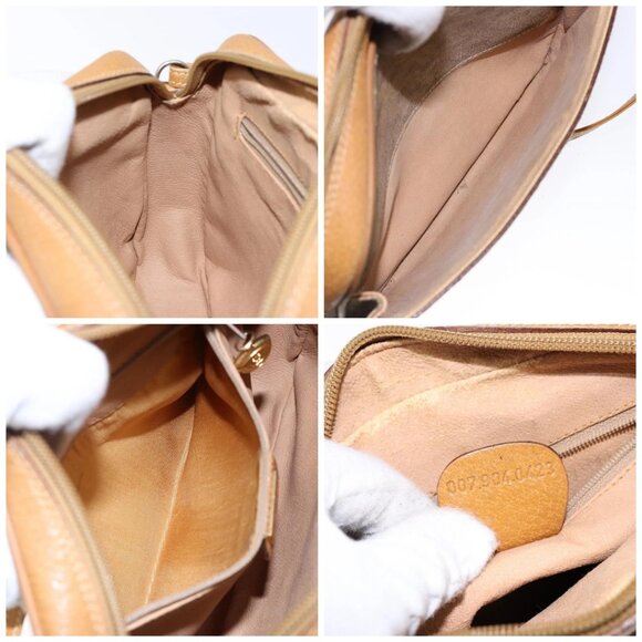 GUCCI Micro GG Supreme Shoulder Bag PVC Beige Gold 007 904 0423 Auth bs29068 - Picture 15 of 15